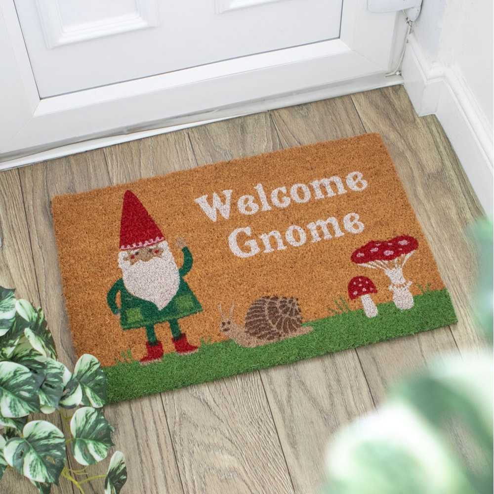 Something Different - Natural Welcome Gnome Fußmatte - Mehrfarben